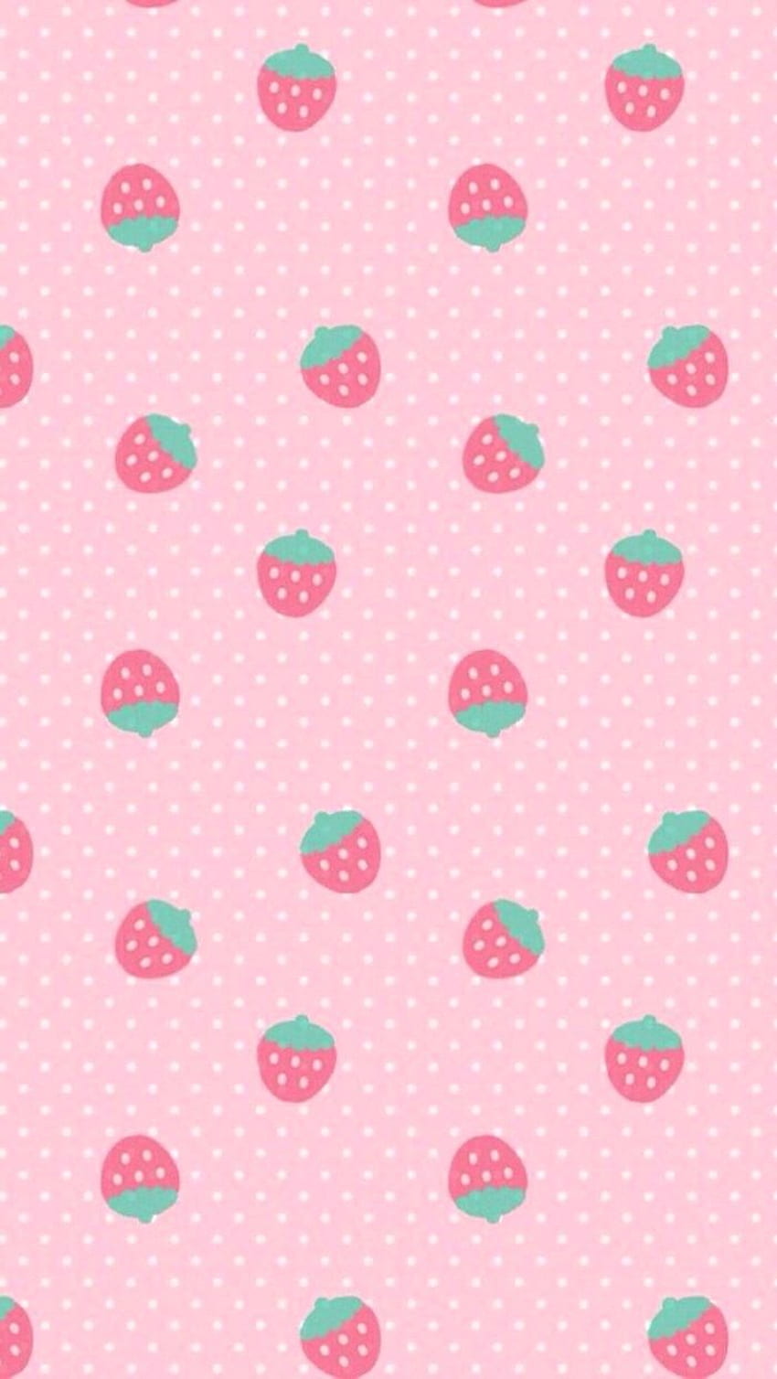 Kawaii Strawberry Cute Strawberry Hd Phone Wallpaper Pxfuel