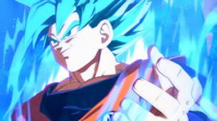 Dragon Ball Fighterz Video Game Blue Super Saiyan Goku Hd Wallpaper