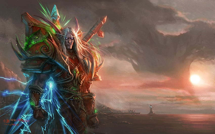 Wow Blood Elf Paladin World Of Warcraft Wow Blood Elf Background