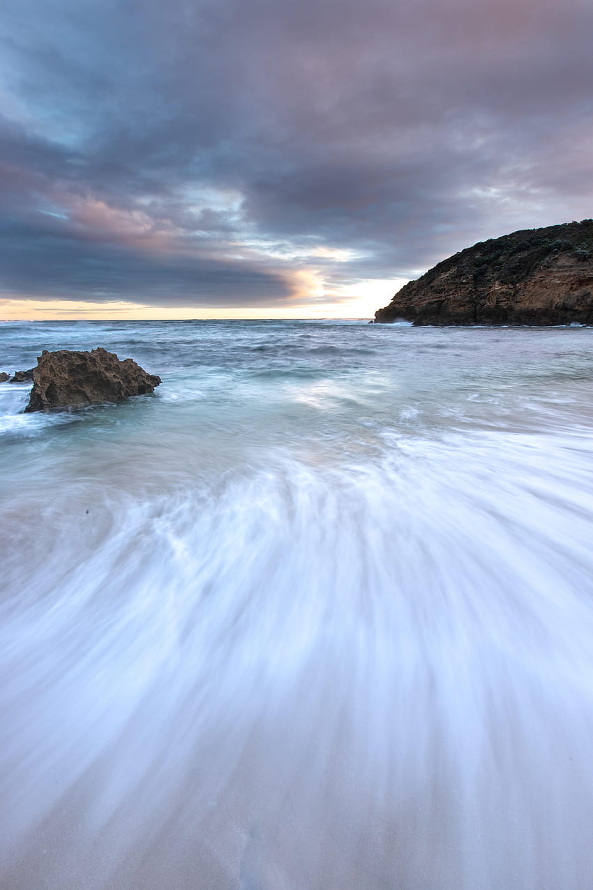 Nature Stones Sky Sea Rocks Horizon Blur HD Phone Wallpaper Pxfuel