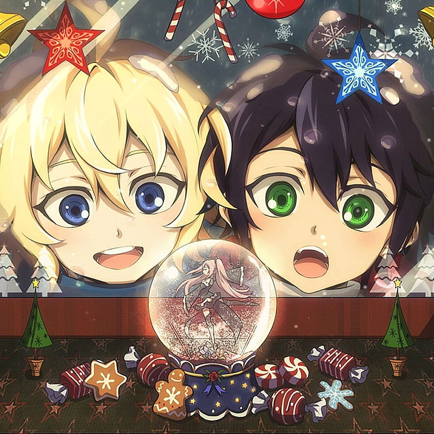 Steam Workshop Mikaela Hyakuya And Yuichiro Hyakuya Cute Christmas Hd