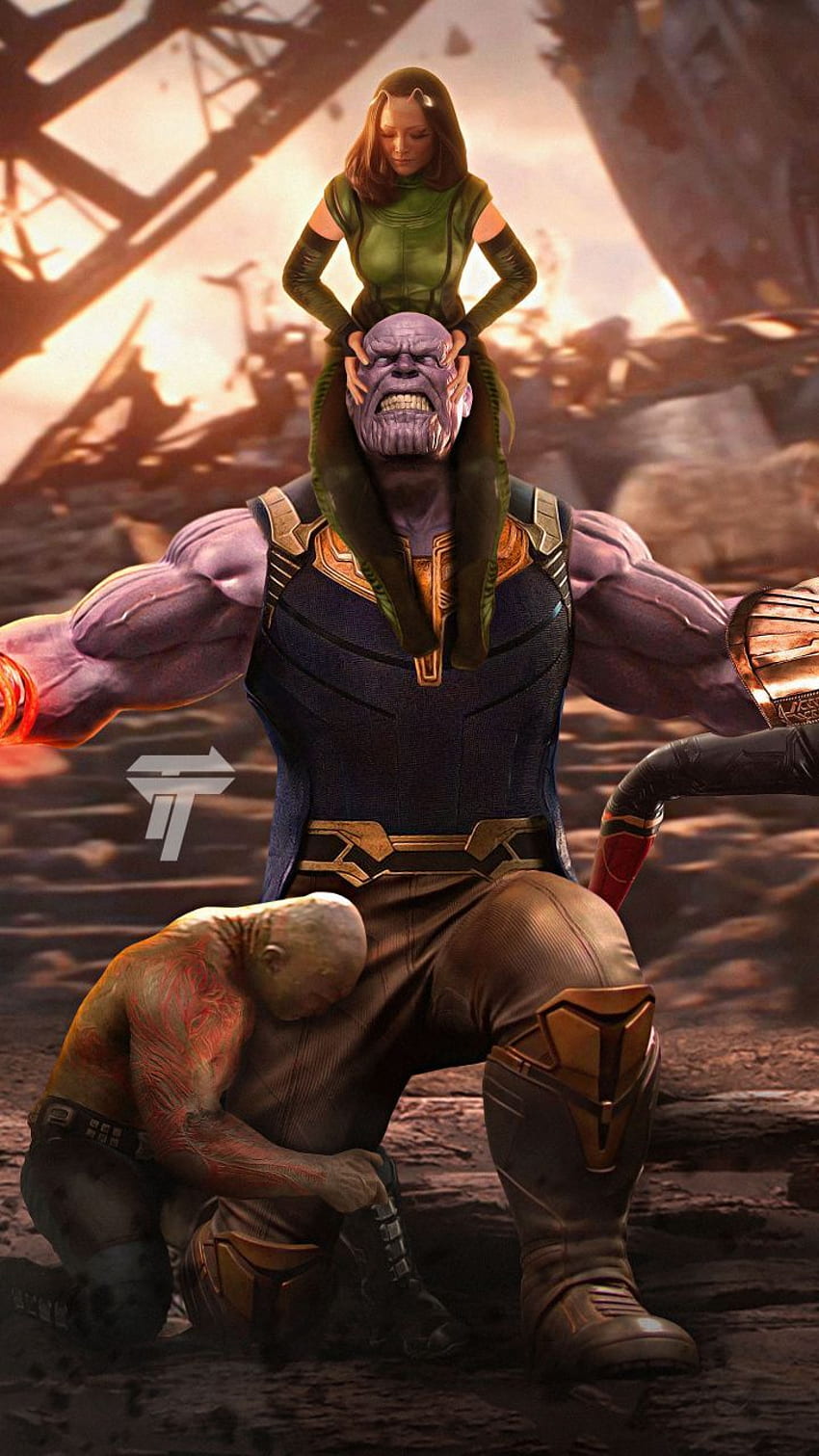 Thanos Vs Avengers Movie Artwork Marvel HD Phone Wallpaper Pxfuel