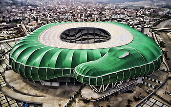 Torquay Arena Sunset Aerial View Soccer Konya City Stadium