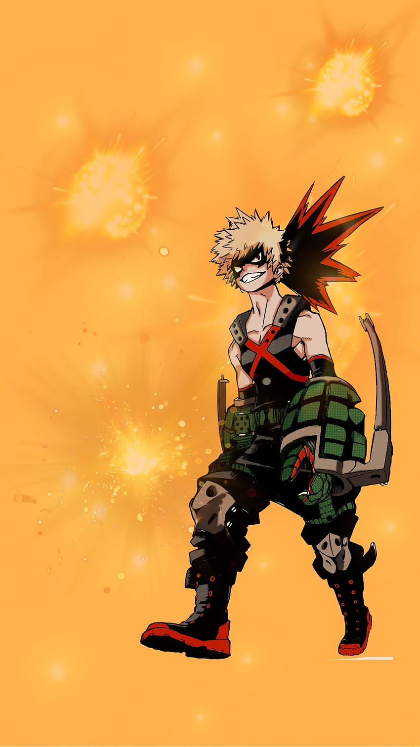 Mha Bakugou Orange Wallpaper Anime Mha Aesthetic Wallpaper Atelier