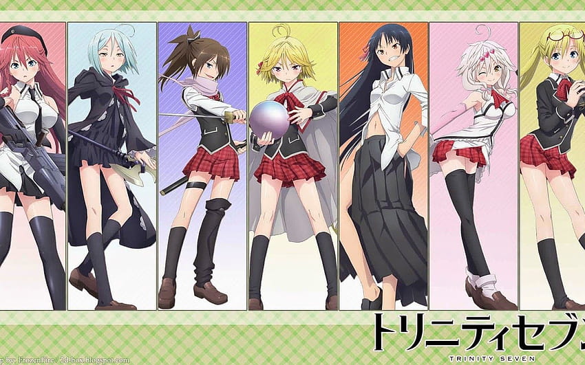 Trinity Seven Asami Lilith Fudou Akio Kasuga Arata Yamana Mira