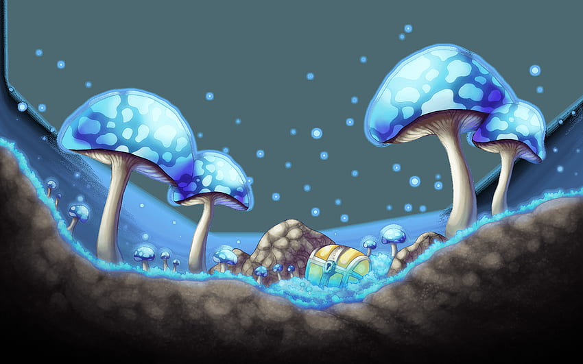 Champiñón terraria hongo animado fondo de pantalla Pxfuel