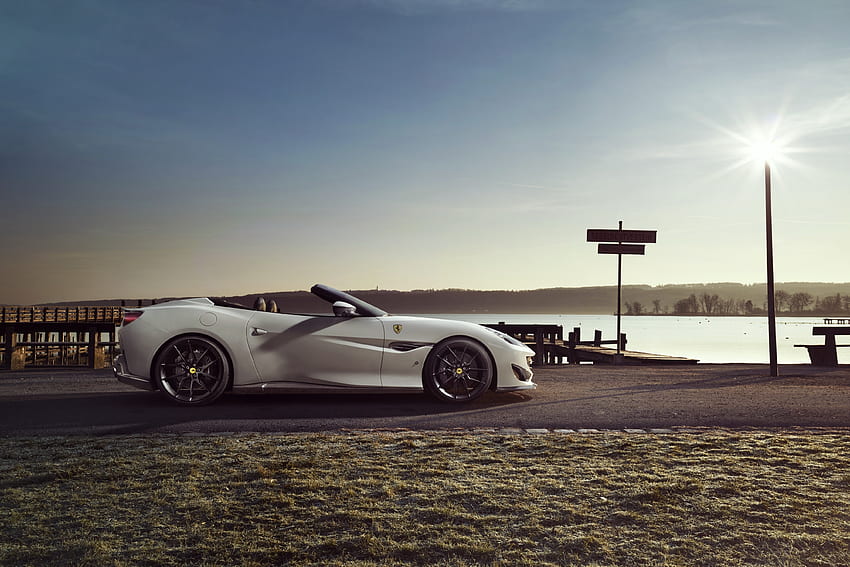 Off Road White Sports Car Ferrari Portofino HD Wallpaper Pxfuel