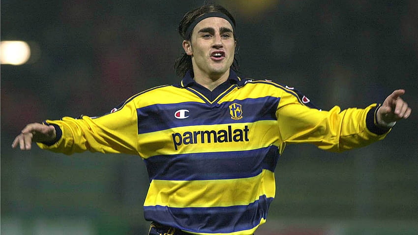 Parma da Oynamış Büyük Futbol Yıldızları Fabio Cannavaro HD duvar