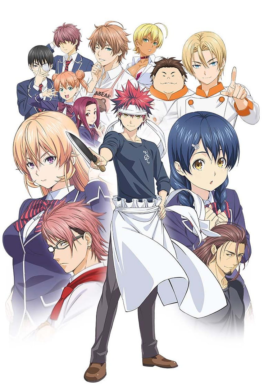 Guerras De Comida Shokugeki No Soma Tv Anime News Network Fondo