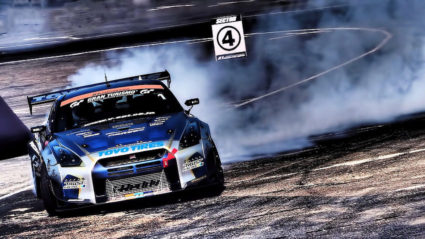 Nissan Skyline GT R R35 Drift Mobil Balap Mobil Wallpaper HD Pxfuel