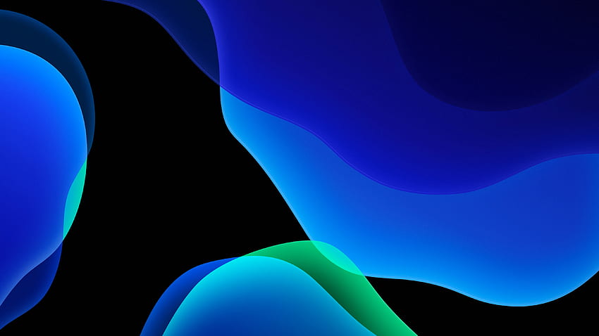 Ios Ipados Dark Mode Blue Hd Wallpaper Pxfuel