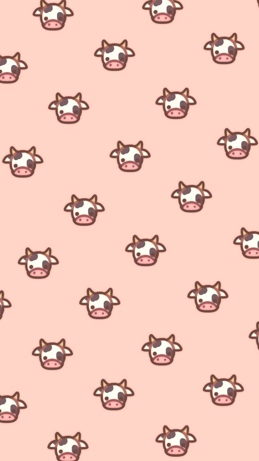 Simply Pink Cow Hd Phone Wallpaper Pxfuel