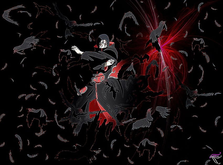 Uchiha Itachi Crow Background For Your Mobile Tablet Explore