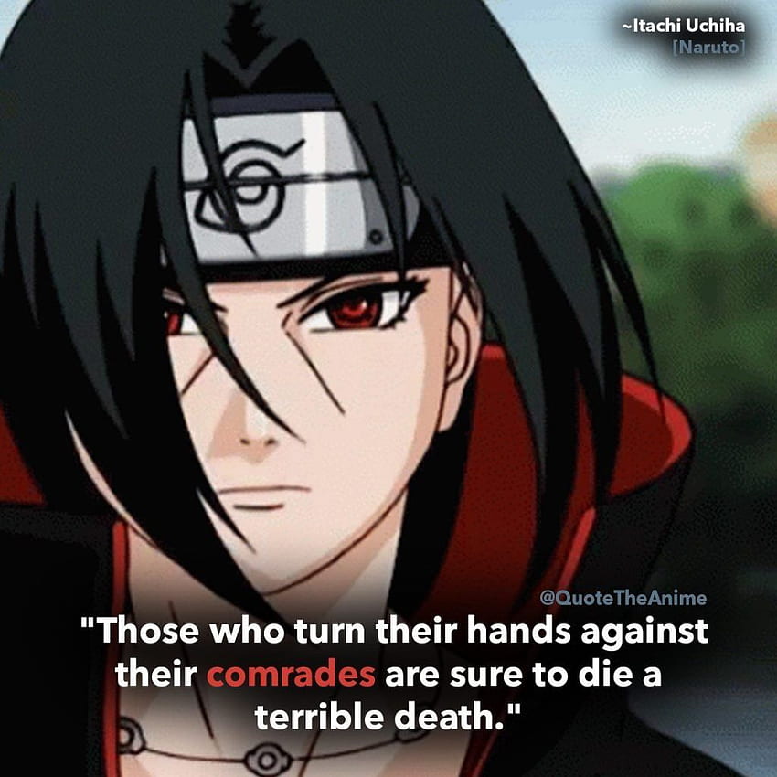 Powerful Itachi Quotes Naruto Hq Hd Phone Wallpaper Pxfuel