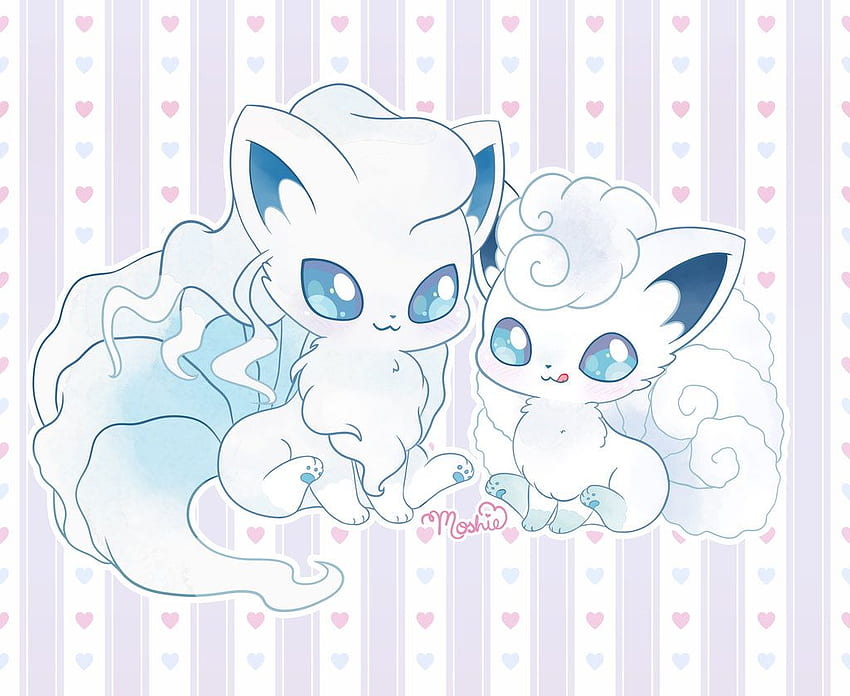 Alola Ninetales And Vulpix Aloha Vulpix Hd Wallpaper Pxfuel