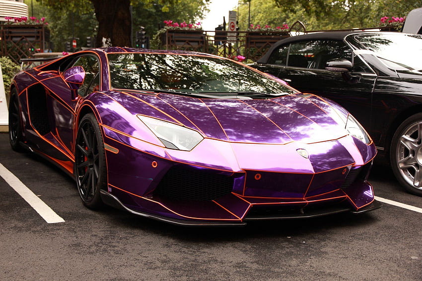 Neon Lamborghini Art HD Wallpaper Pxfuel