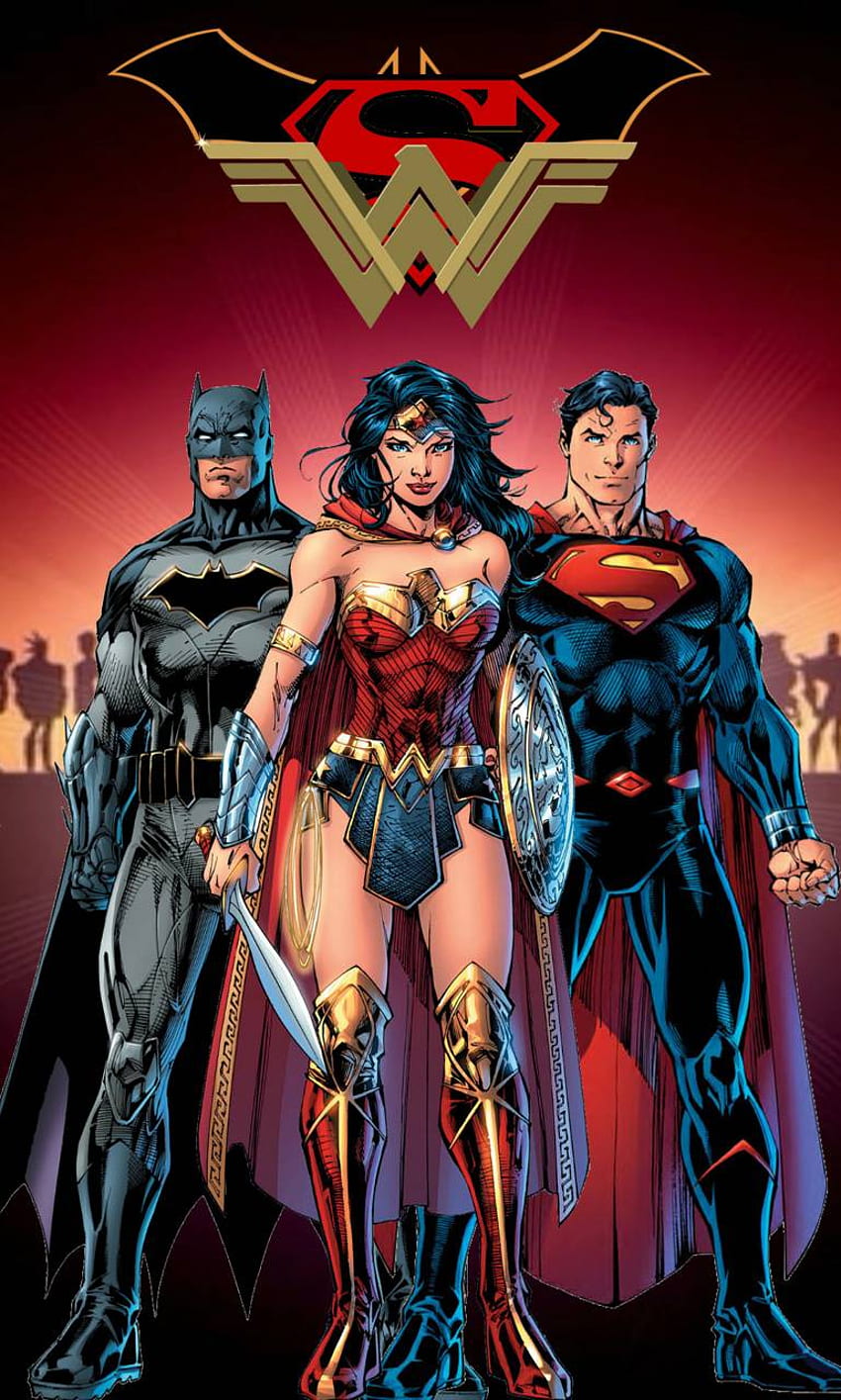 Trinity Batman Wonder Woman HD Phone Wallpaper Pxfuel