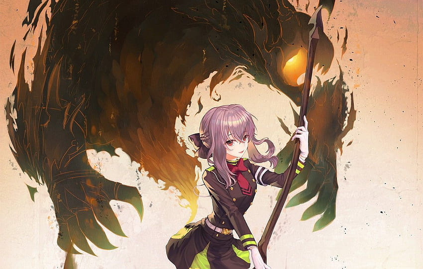 Demon Braid Owari No Seraph Shinoa Hiiragi Hd Wallpaper Pxfuel