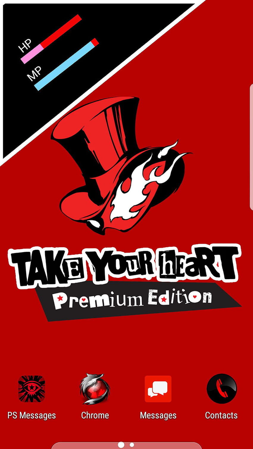 Persona 5 Take Your Heart In 2020 Heart Persona 5 Logo HD Phone