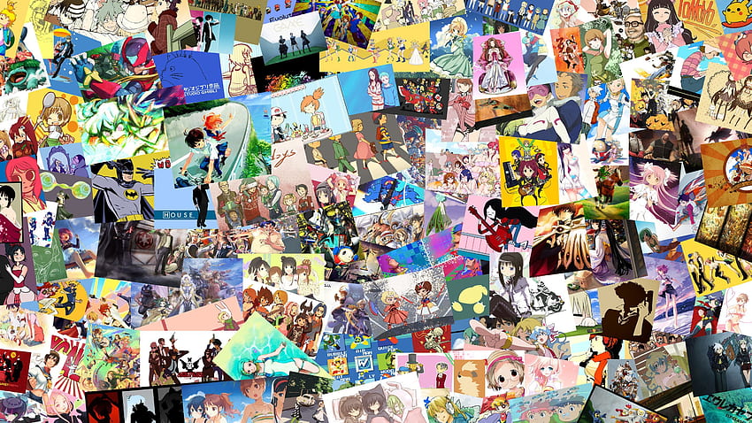 Anime Collage Anime Manga Cartoon Anime Collage Aesthetic HD