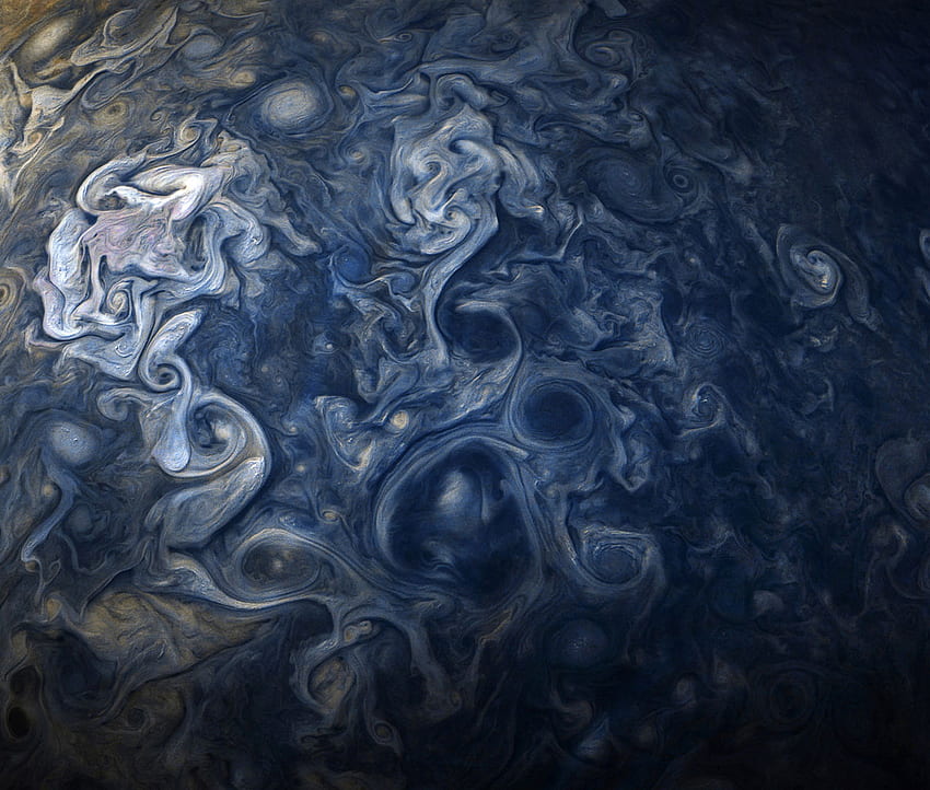 Jupiter S South Pole Is Stunning In Newly Edited Nasa Large Jupiter Hd