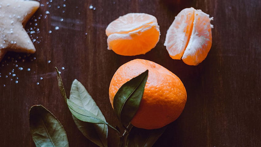 Tangerine Fruit Slices Hd Wallpaper Pxfuel