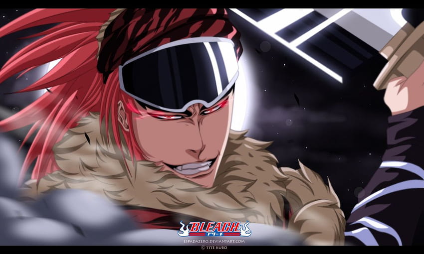 Abarai Renji Studio Bleach Character Anime Series Guy Red Hair Eyes Hd