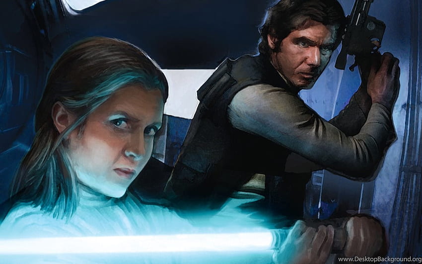 Star Wars Han Solo Exile Leia Organa Artwork Background Hd Wallpaper