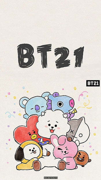 BT21 All Members Speed Drawing (BTS X LINE FRIENDS) - YouTube