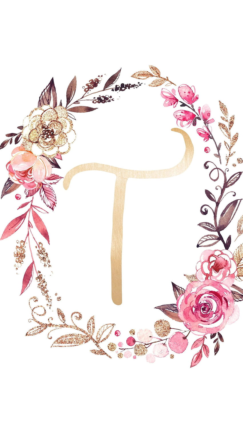 T Letter, Design HD phone wallpaper