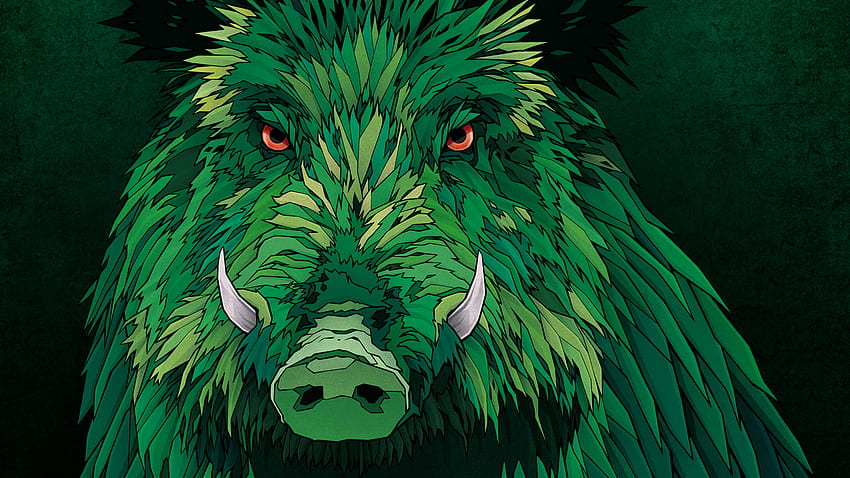 Wild Boar HD wallpaper