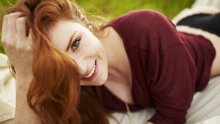 Freckled Red Hair Girl Smile Hd Wallpaper Pxfuel