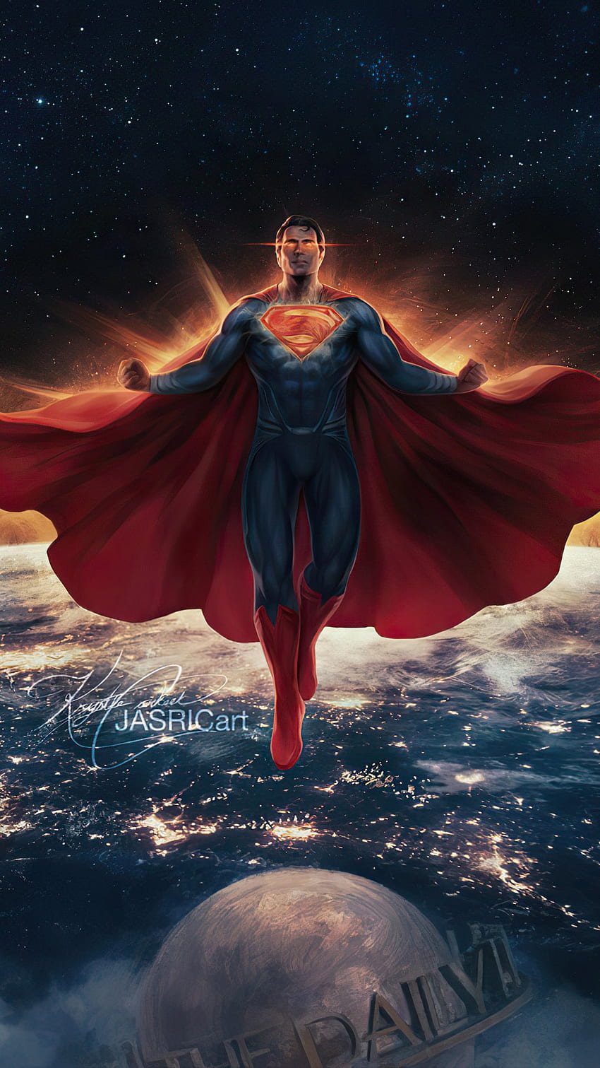 Klassischer Superman-Anzug Justice League Ultra, Superman-Telefon HD-Handy-Hintergrundbild