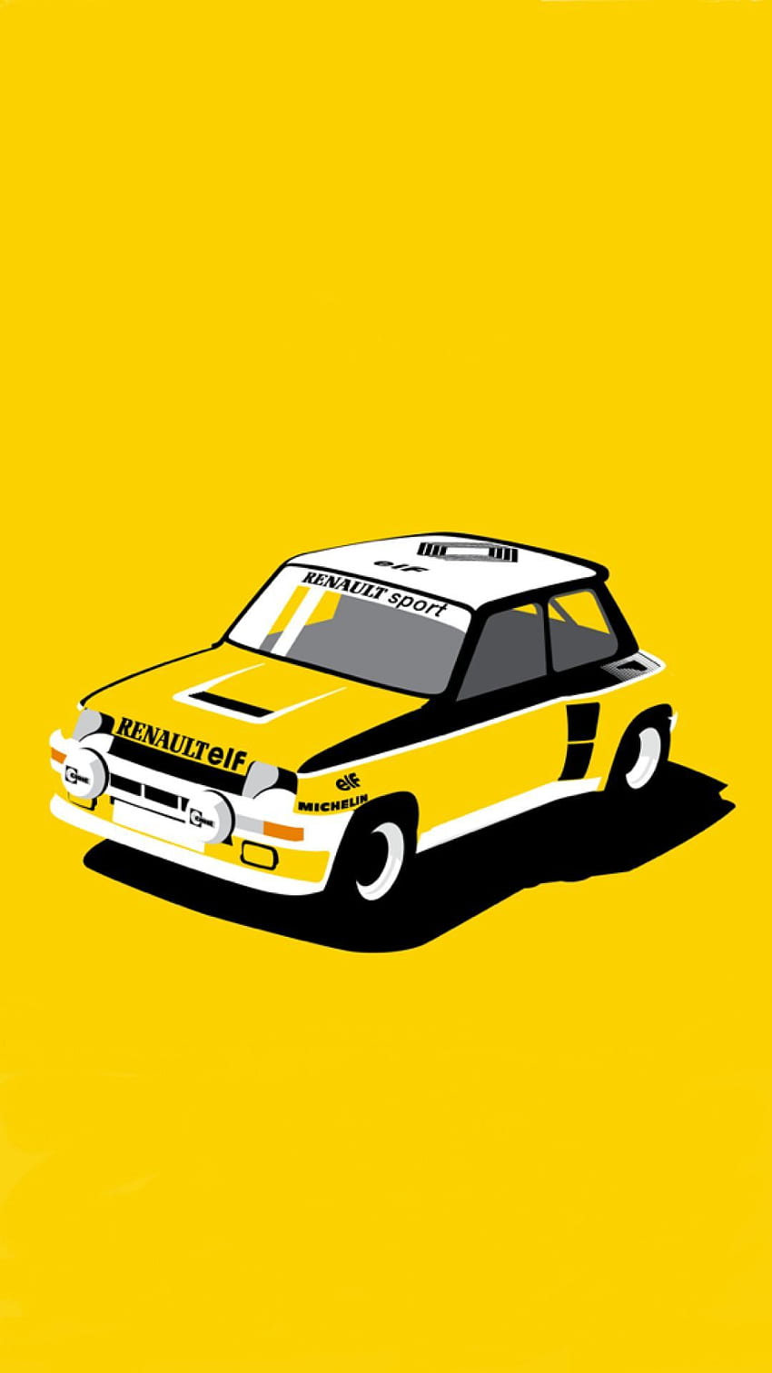 Any minimalist car for computers. Here is an example HD phone wallpaper