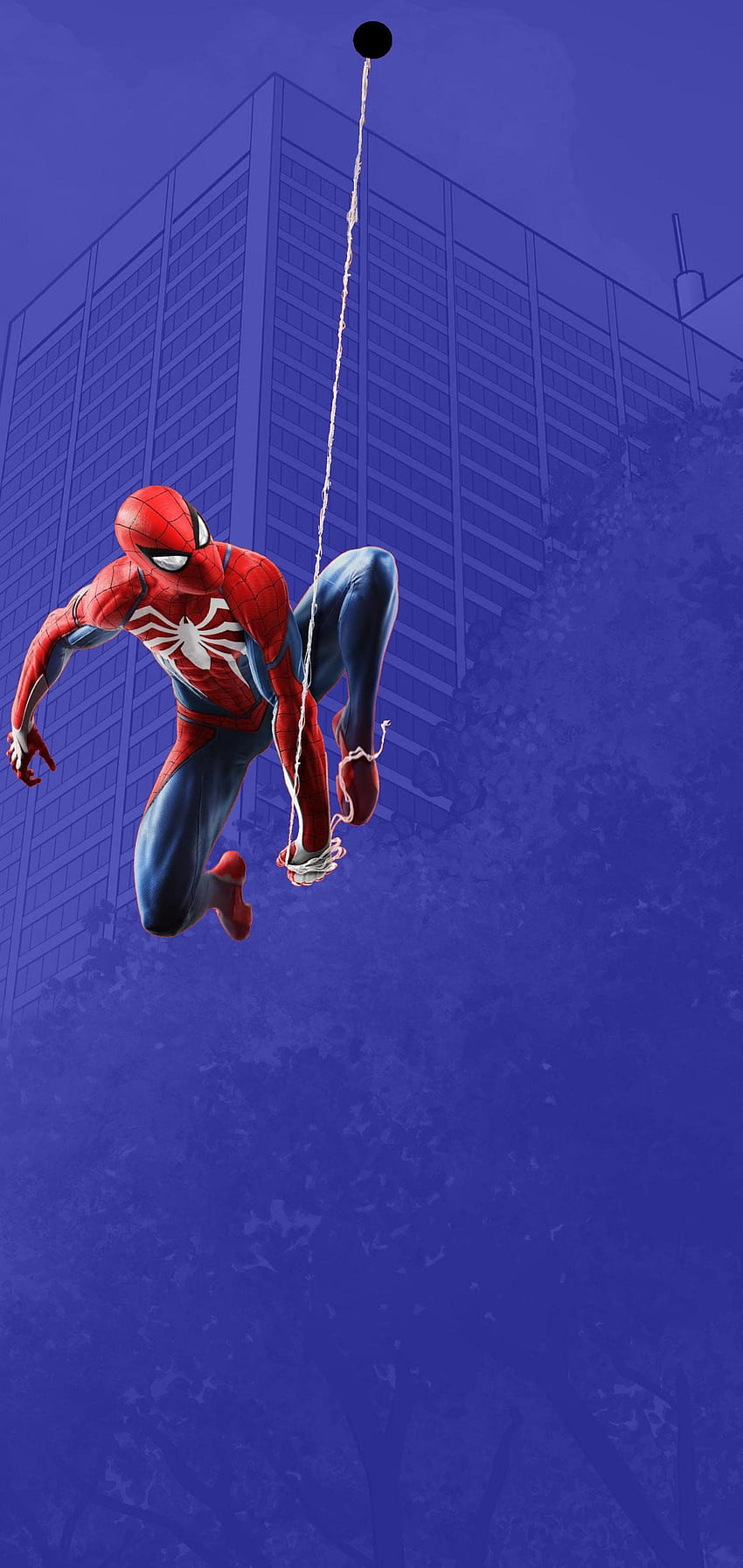 Notch Hide Spiderman, U-Kerbe HD-Handy-Hintergrundbild