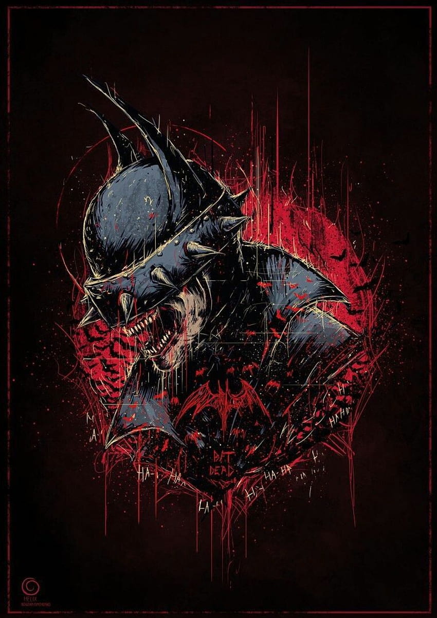 Batman, który się śmieje. Arte batman, komiksy Batmana, ulubione pantalla batmana, Batman Red Death Tapeta na telefon HD