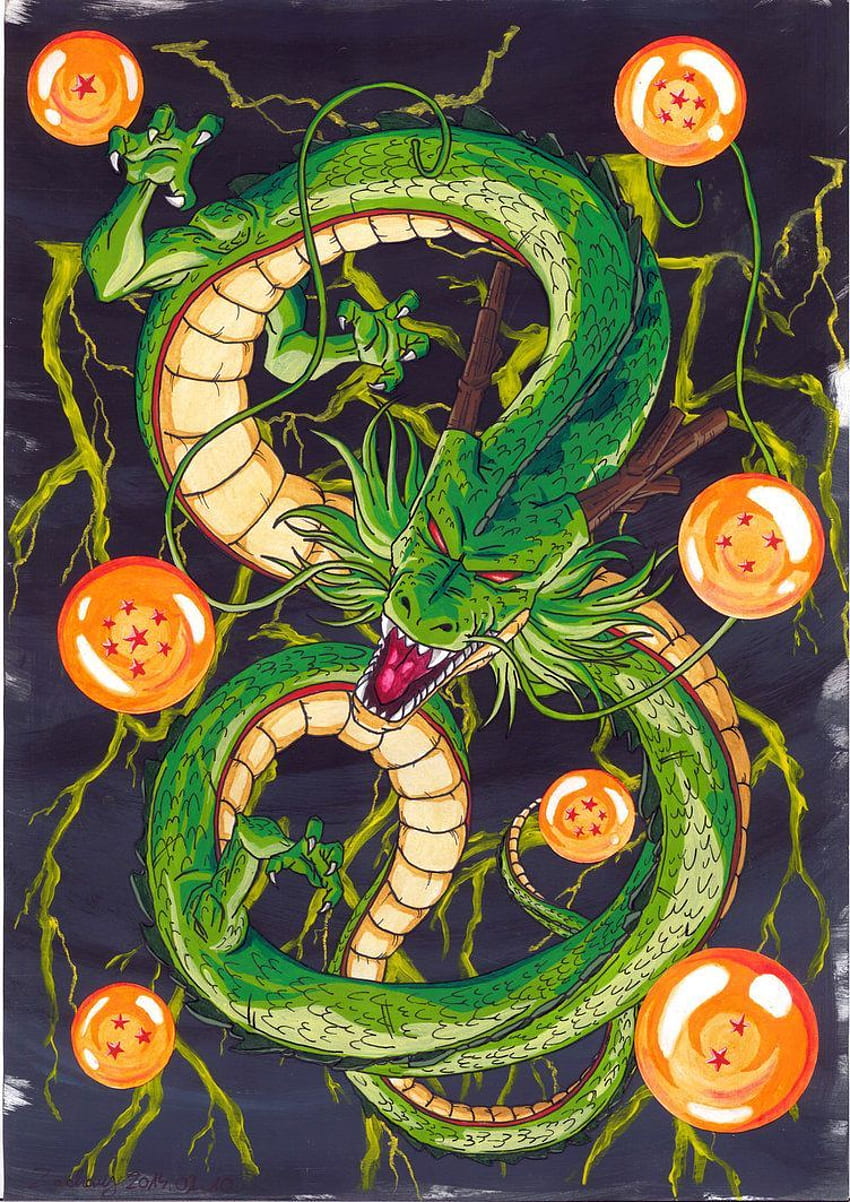 Shenlong, o Supremo!!!!. Dragon ball, Arte de dragon ball, Arte de dragon ball Papel de parede de celular HD
