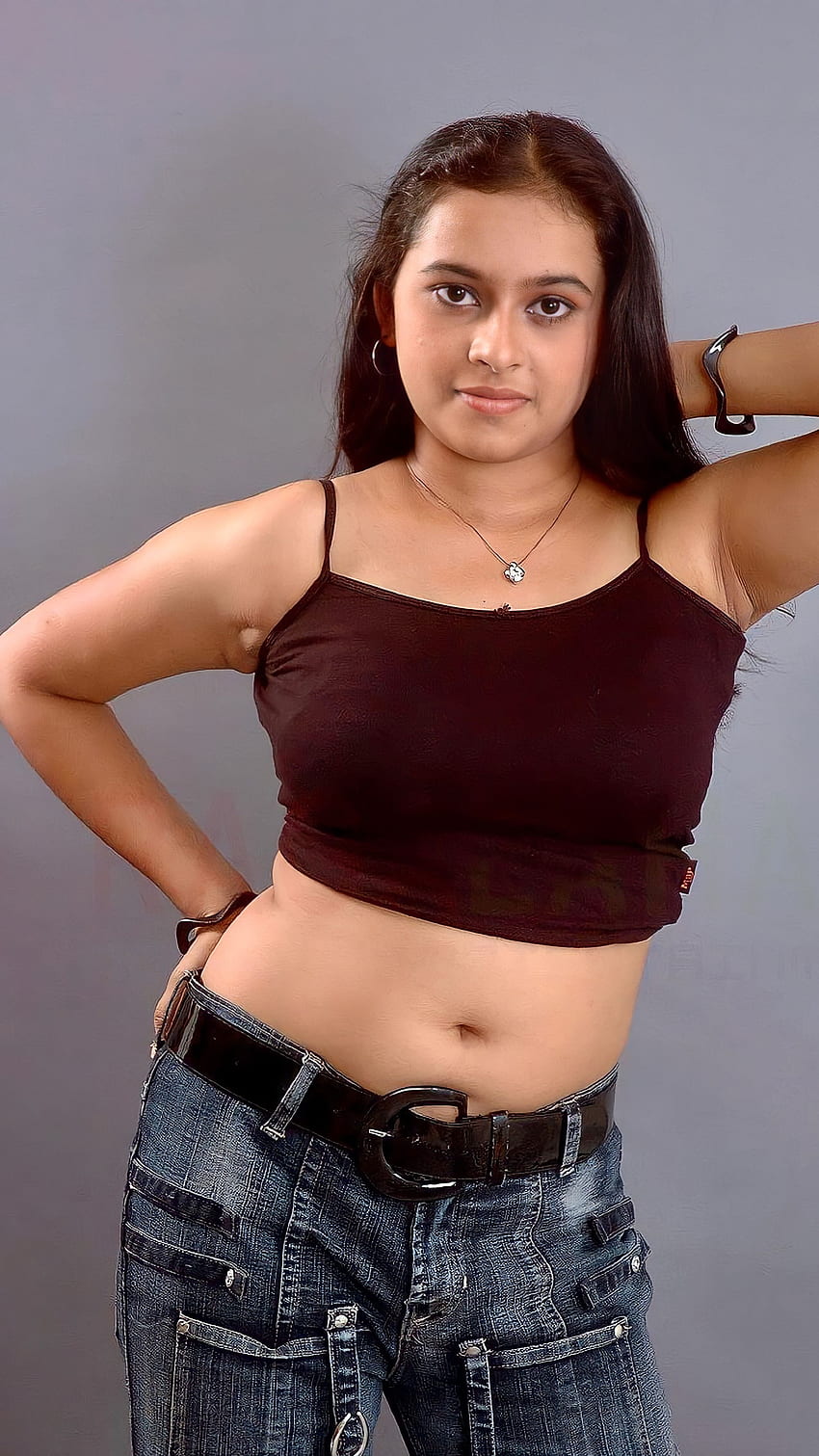 Шривидя, тамилска актриса, пъп HD тапет за телефон