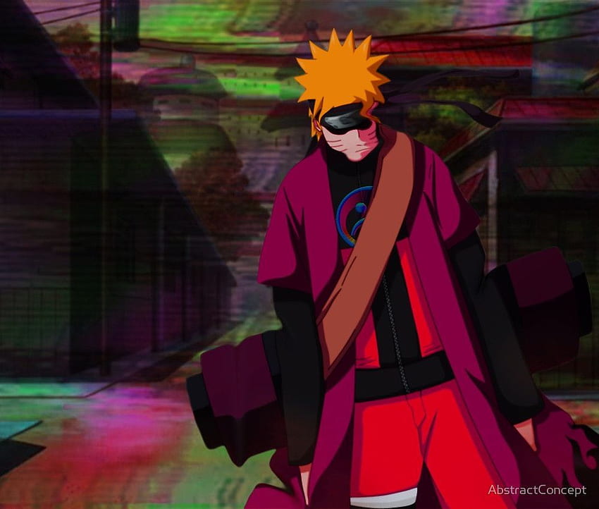 Naruto - Sadboy$ Glitch par AbstractConcept HD wallpaper