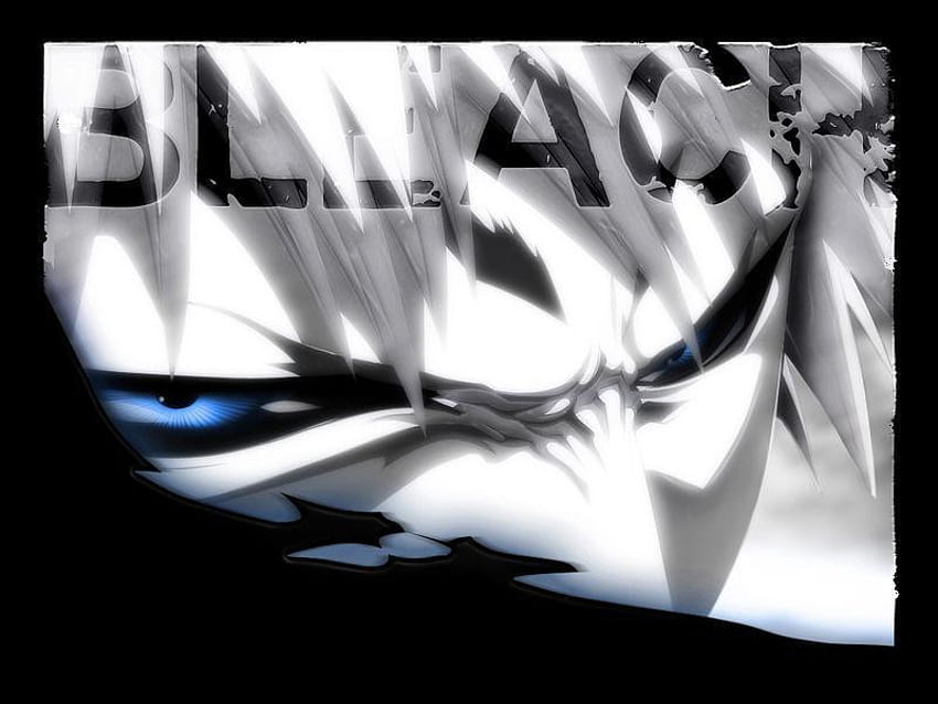 Hollow Ichigo, Bleichmittel, blaue Augen, Anime, weißes Haar, Augen, Gesicht HD-Hintergrundbild