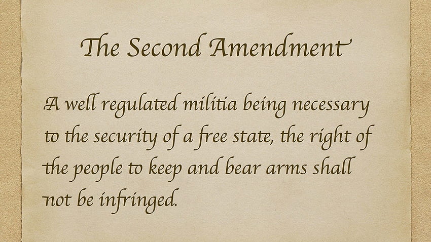 Typography: Second Amendment United States Constitution USA, 2nd Amendment HD wallpaper