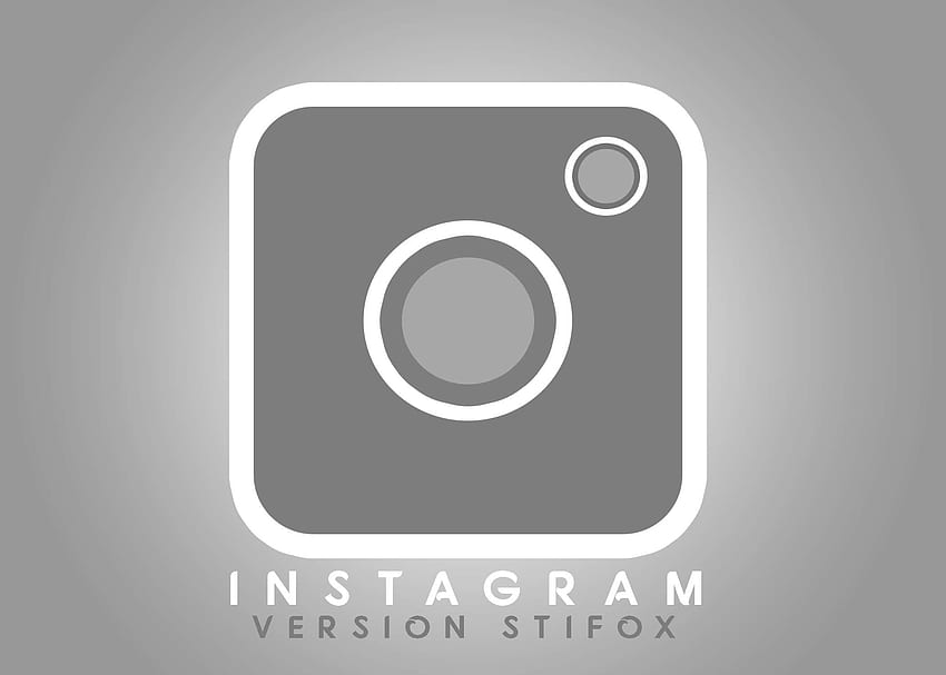 logo instagram fait en stiifox et arrière-plan Fond d'écran HD