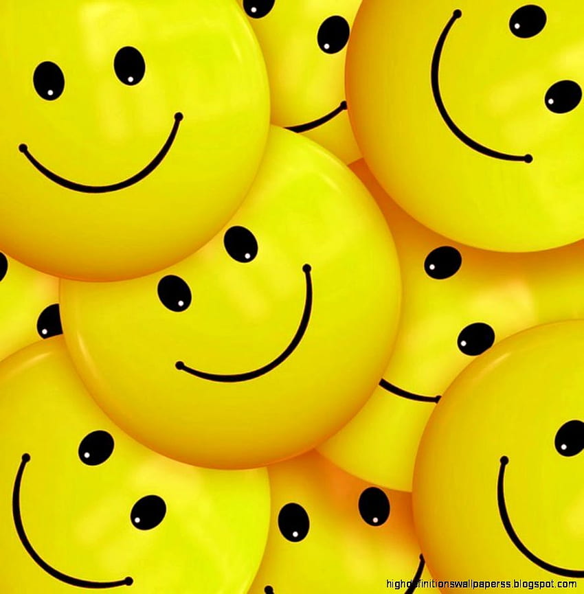 웃는 얼굴 887903 웃는 얼굴 - 행복한 이모티콘 - & 배경, 노란색 웃는 얼굴 HD 전화 배경 화면