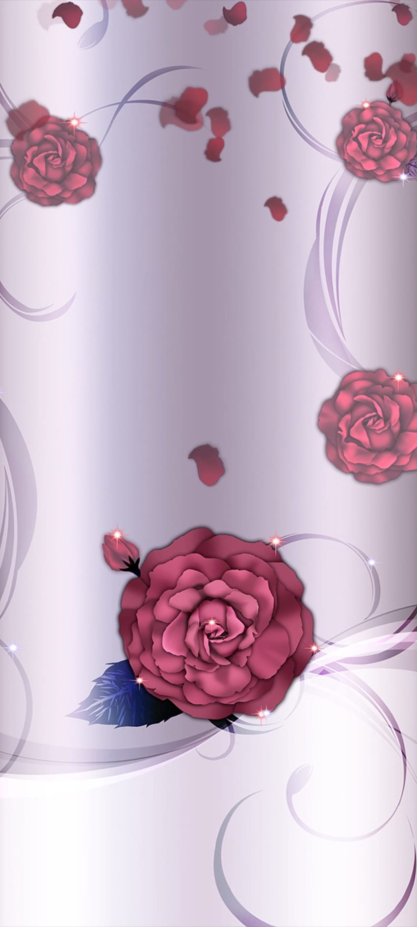 Sepia Rose, czerwony, Flower, pink, Pastel, Premium, Metal, Golden Tapeta na telefon HD