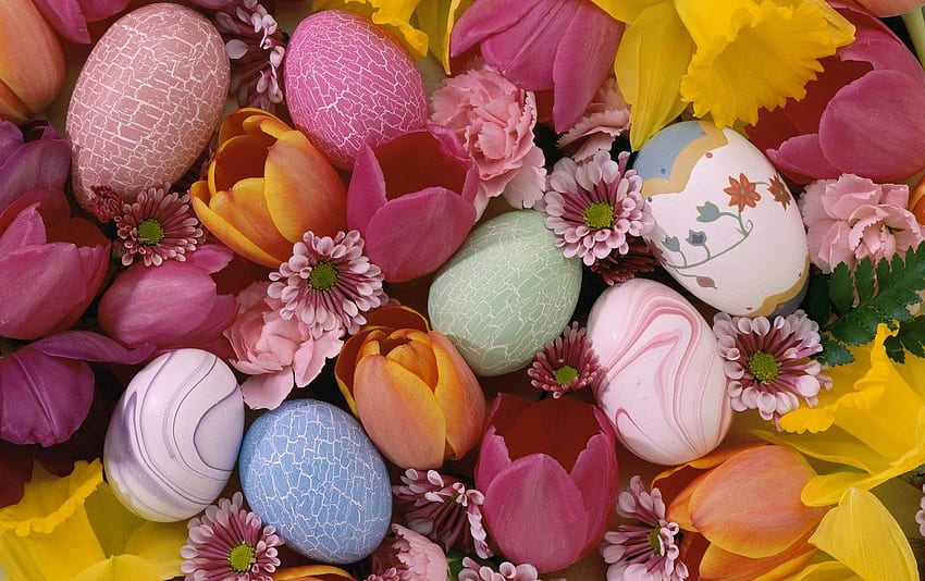 Ostern Pastels - Flower For ,, Aesthetic Easter HD wallpaper