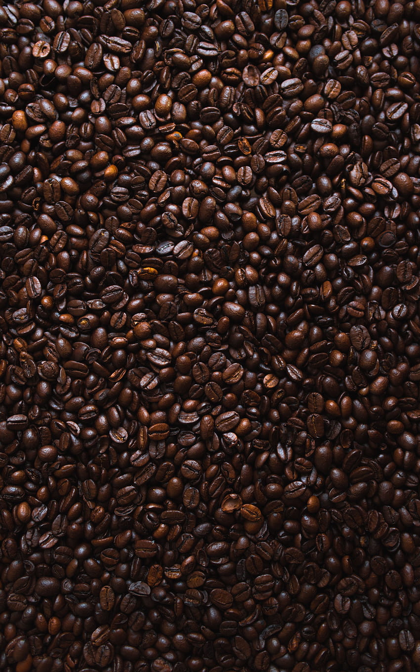 Lebensmittel, Kaffee, Textur, Getreide, Kaffeebohnen, Getreide, gebraten, geröstet HD-Handy-Hintergrundbild
