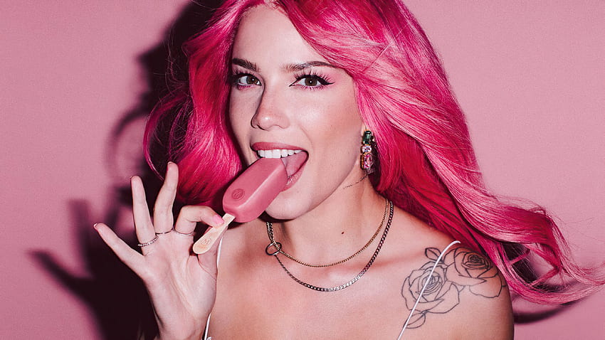 halsey desktop wallpaper | Halsey, Dc comics wallpaper, Album art