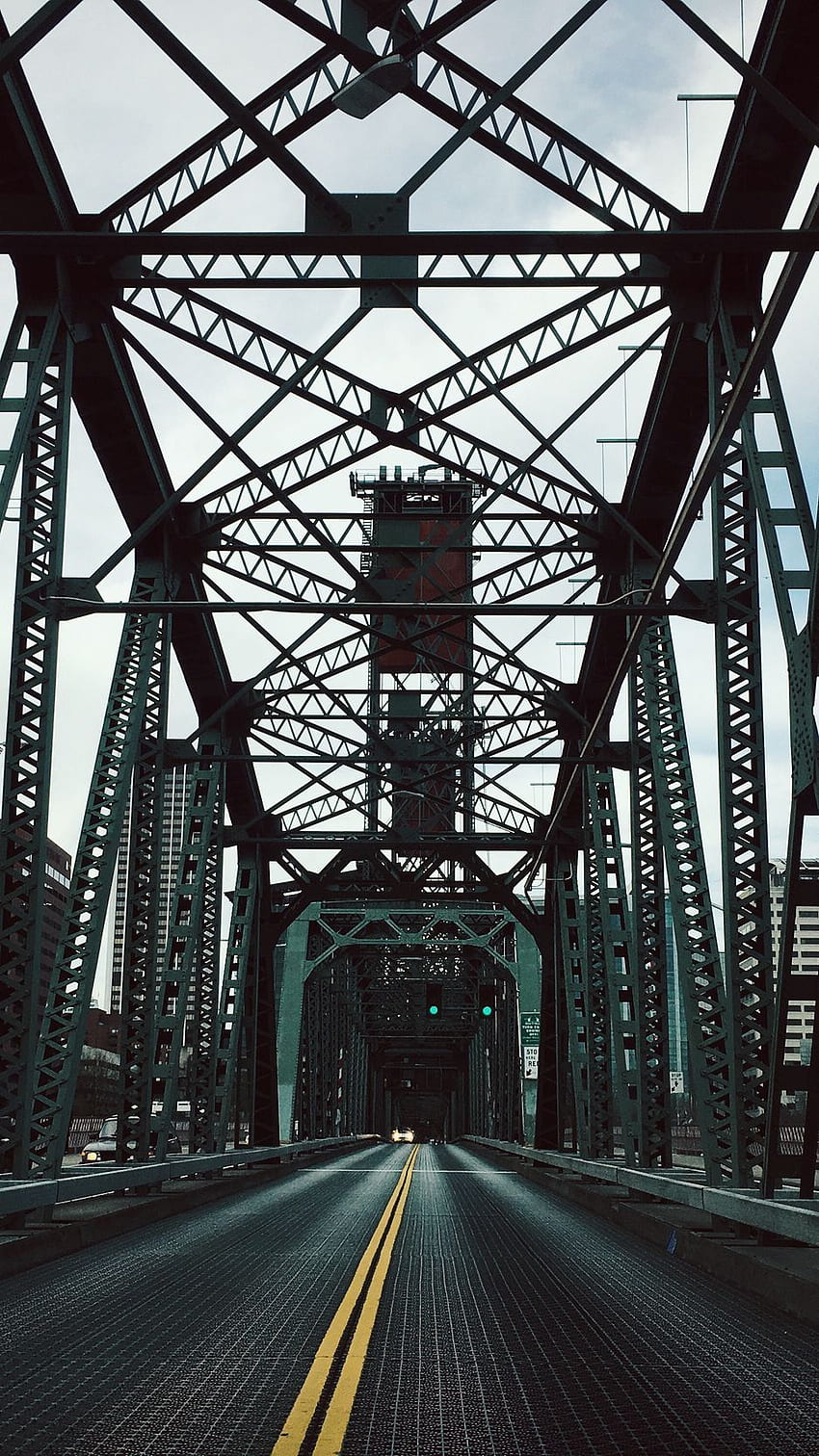 Мост, Строителство, Път Iphone 8 7, Инфраструктура HD тапет за телефон
