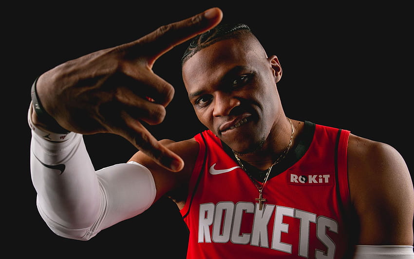 Russell Westbrook, NBA, houston rockets, westbrook HD wallpaper