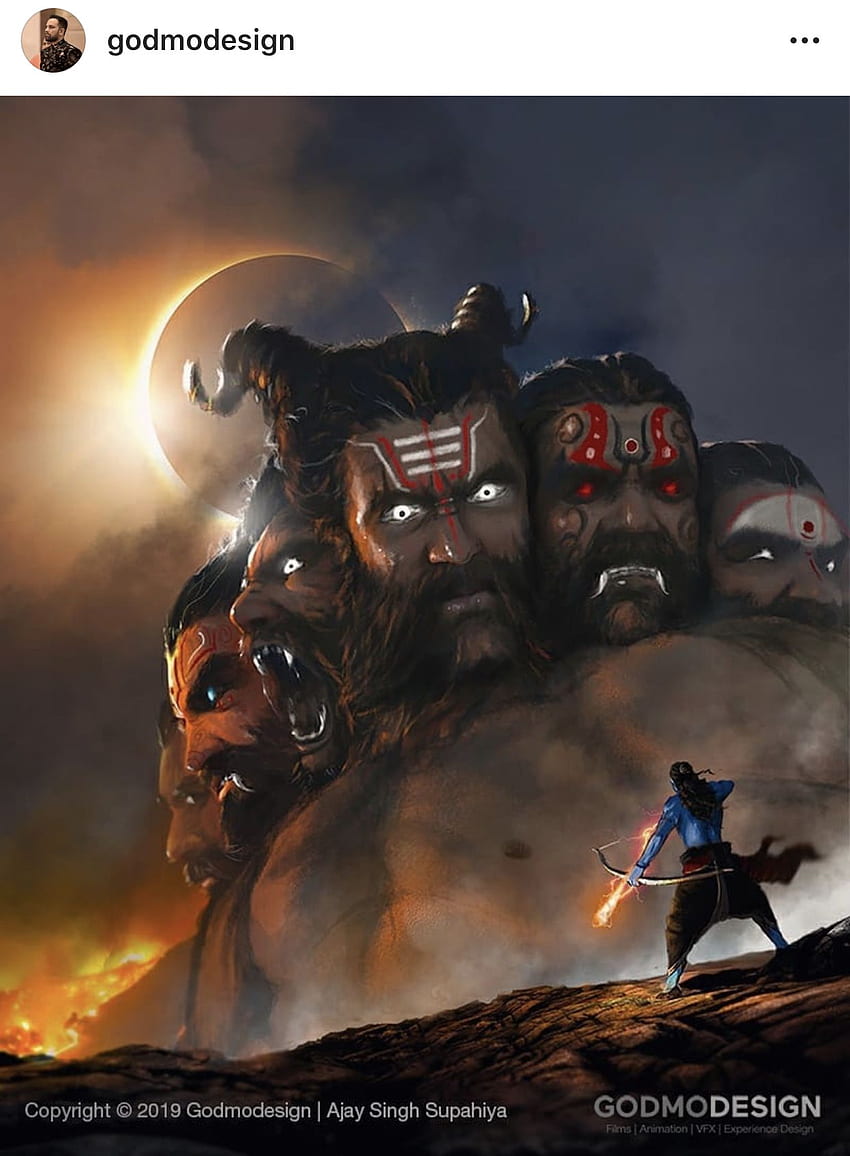 Demon king. King art, King ravana, God art, Ravanasura HD wallpaper | Pxfuel